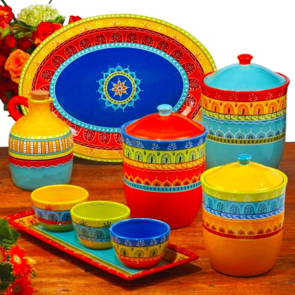 Three piece Kitchen Canisters